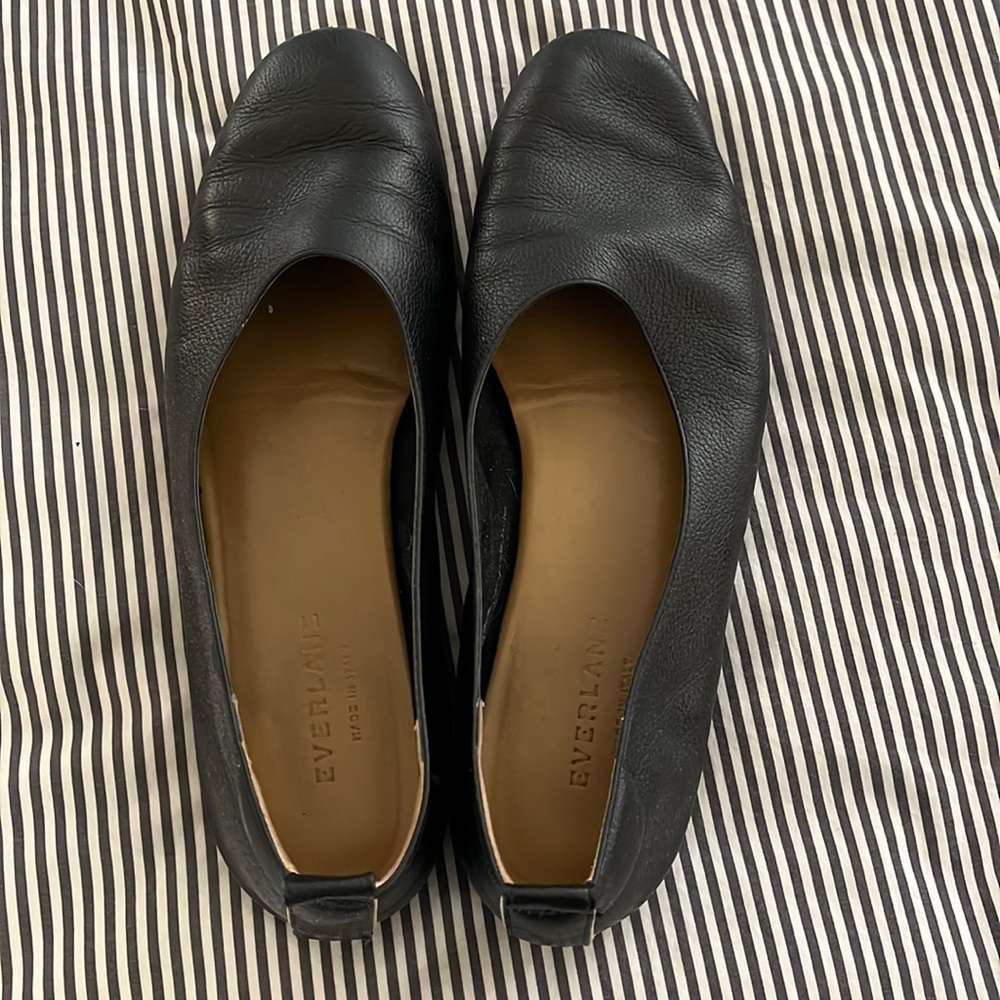 Everlane Italian Leather Day Glove flats black - 7.5